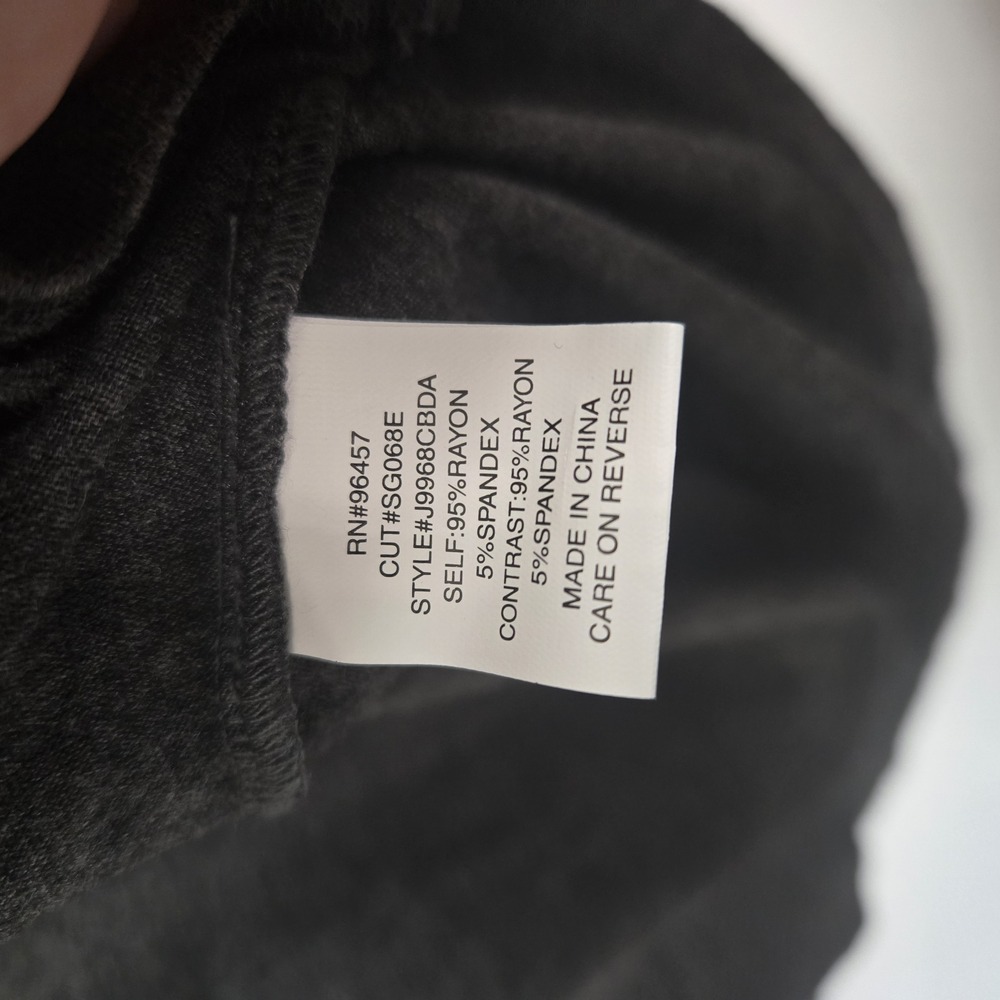 LUQ Blouse Gray XL - Picture 3 of 4